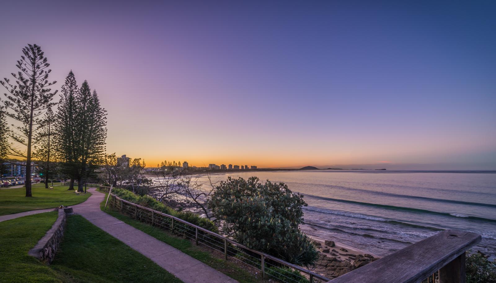 The Alexandra Headland on the Queensland Sunshine Coast is known for its natural beauty