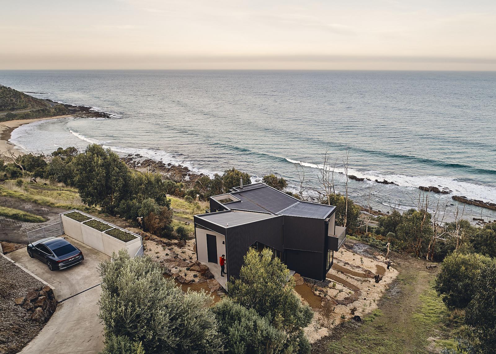 The Y House is designed to capture stunning coastal views