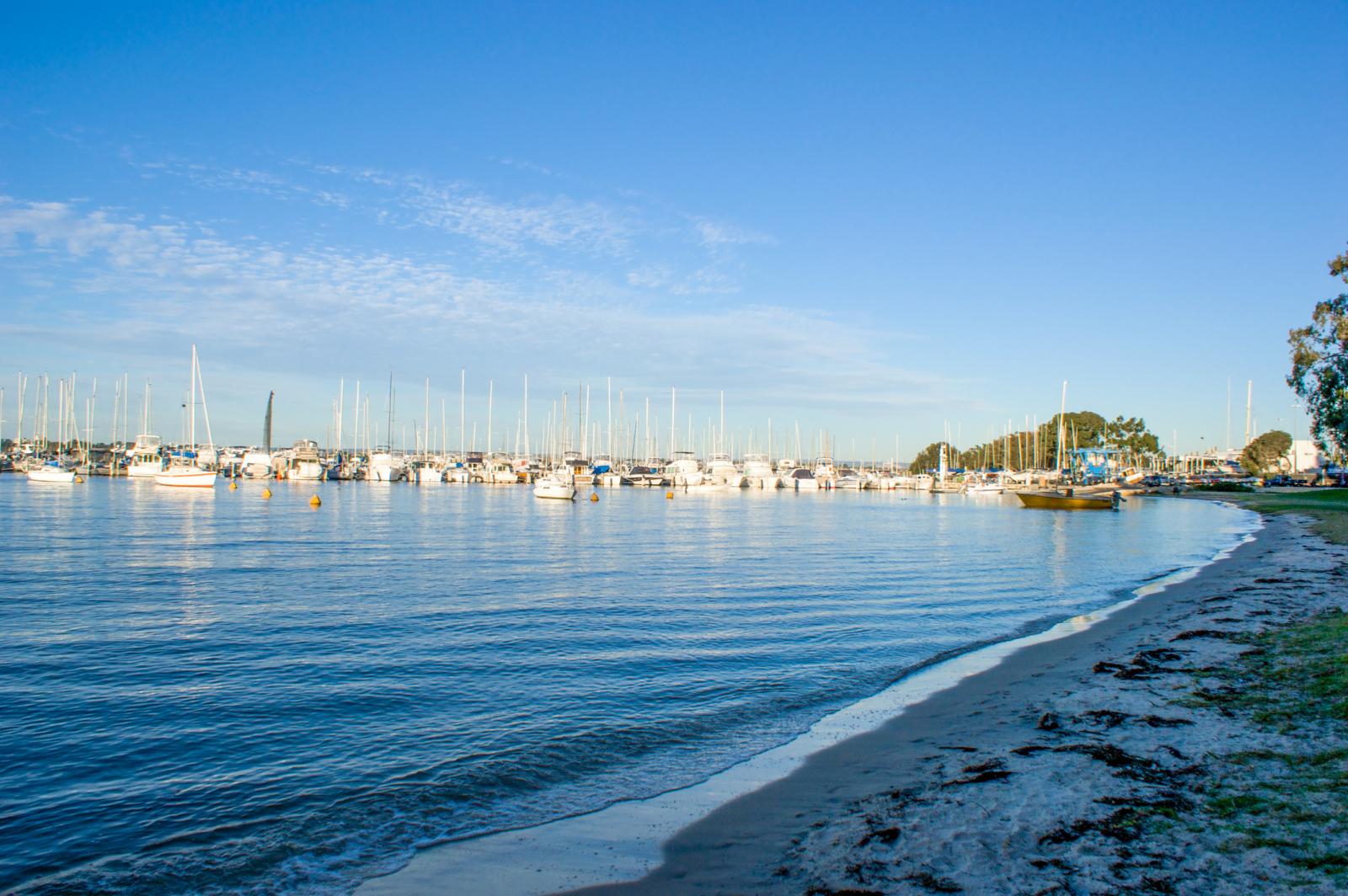 Capecare Bay Village has private beach access